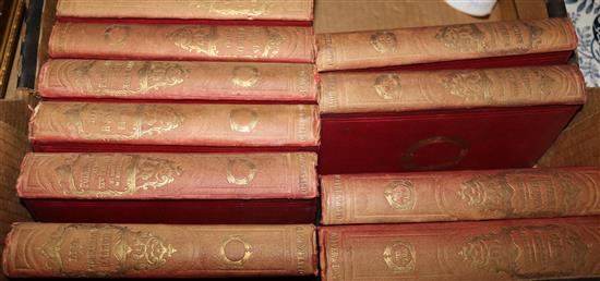 Oliver & Boyd publications, mainly on travel & history, various authors, editions and dates, matching gilt-tooled cloth bindings (Q)